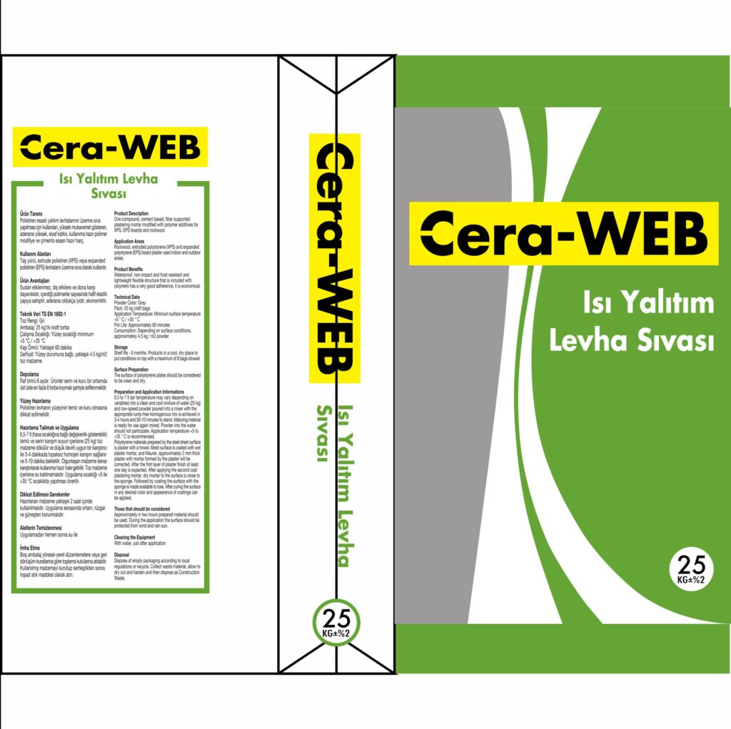 Cera-WEB Isı Yalıtım Levha Sıvası