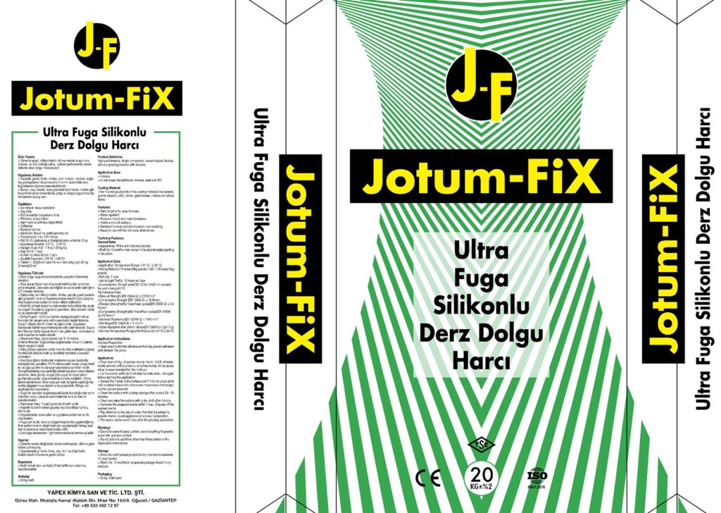 Jotum FİX Ultra Fuga Silikonlu Derz Dolgu Harcı