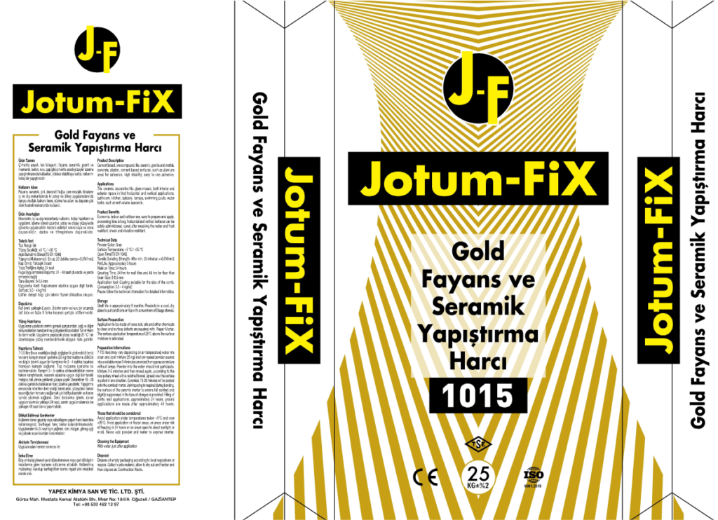 Justom FİX - Gold Fayans ve Seramik Yapıştırıcısı