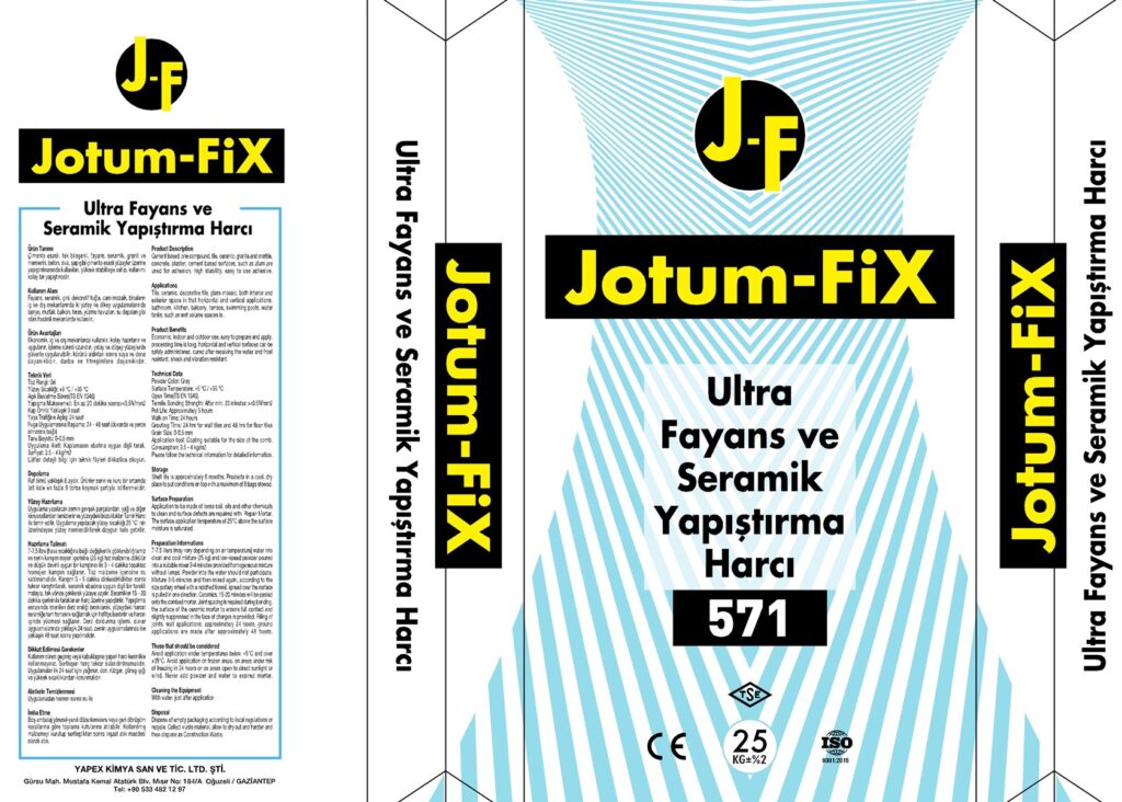 Jutom FİX Ulsta Fayans ve Seramik Yapıştırma Harcı